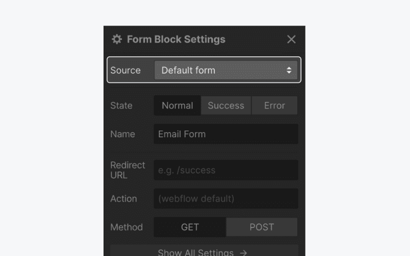 webflow forms